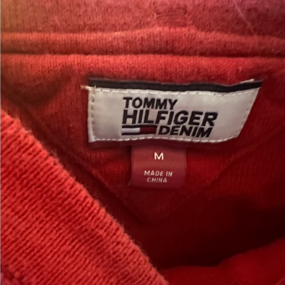 tommy hilfiger denim crop top